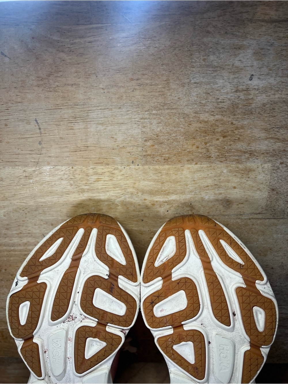 Hoka One One Bondi 8 Womens Size 7.5 Running Shoes Sneakers Sandstone Cream - Picture 10 of 12